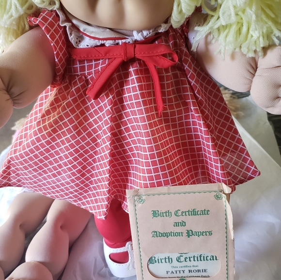 AUTHENTIC Cabbage Patch Kids "Limited Edition" Rare Find Patty Rorie (Blue Eye) - Picture 11 of 15